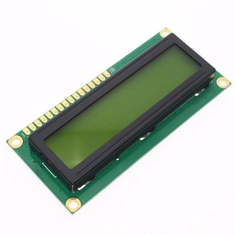 LCD 2×16 -1602 LCD display (Development board yellow green Screen)
