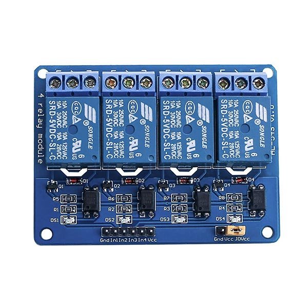 4Channel 5V Relay Module for Arduino with Optocoupler