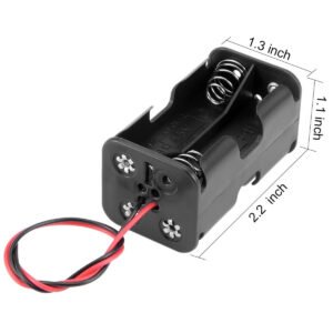 4ch AA Battery Holder Square
