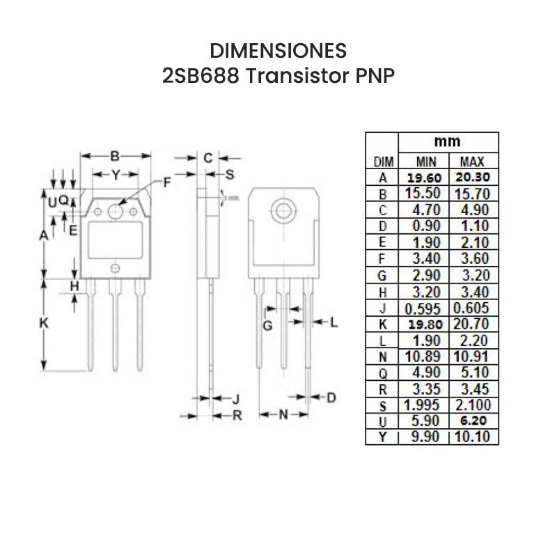 2SB688 POWER TRANSISTORS - الصورة 2