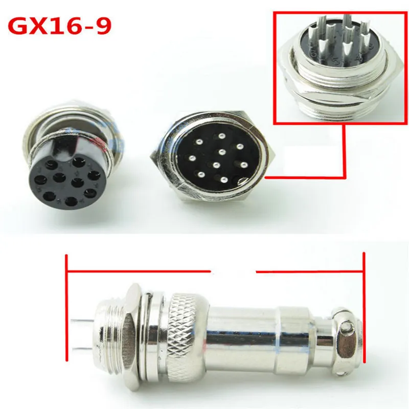 GX16- 9 Pins Power Connector - الصورة 2