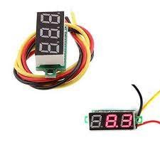 Mini 0.28 inch 3 Wires Digital Voltmeter Red LED Display DC 0-100V Digital LED Panel Voltage Meter