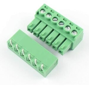 PCB Screw Male Female 300V 10A Terminal Block Mount 6pins