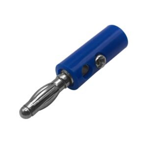 Banana Plug- Male - 4mm - Blue