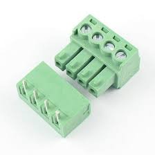 PCB Screw Male Female 300V 10A Terminal Block Mount 4pins