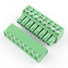 PCB Screw Male Female 300V 10A Terminal Block Mount 8pins