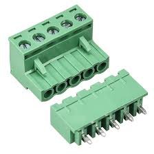 5Pin 5.08mm Pitch Male Female PCB Screw Terminal Block