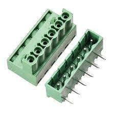 6Pin 5.08mm Pitch Male Female PCB Screw Terminal Block